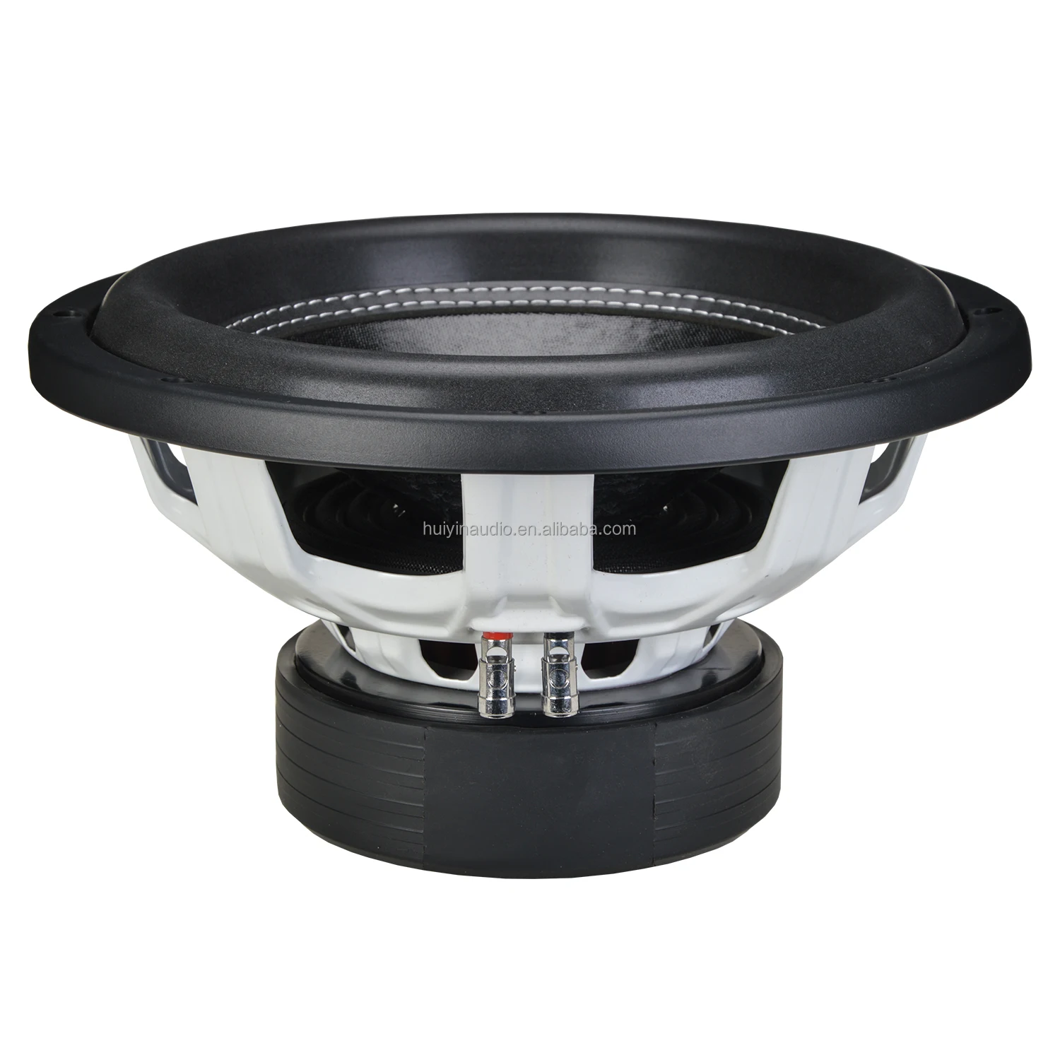 Subwoofer automotriz económico de 12 pulgadas y 1000 W RMS, con doble bobina móvil (2 ohmios/4 ohmios), cono de papel reforzado y suspensión de goma, modelo 1275-118