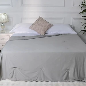 Cool Comforter Quilt Soft Knitted Summer Blanket for Hot Sleepers Modern Embroidered Cooling for Home Hotel Custom for Adults