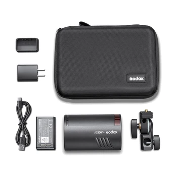 Godox AD100Pro Pocket Flash Light Godox AD100 Pro Outdoor Studio Flash Strobe 100Ws TTL 2.4G HSS 1/8000s detail image