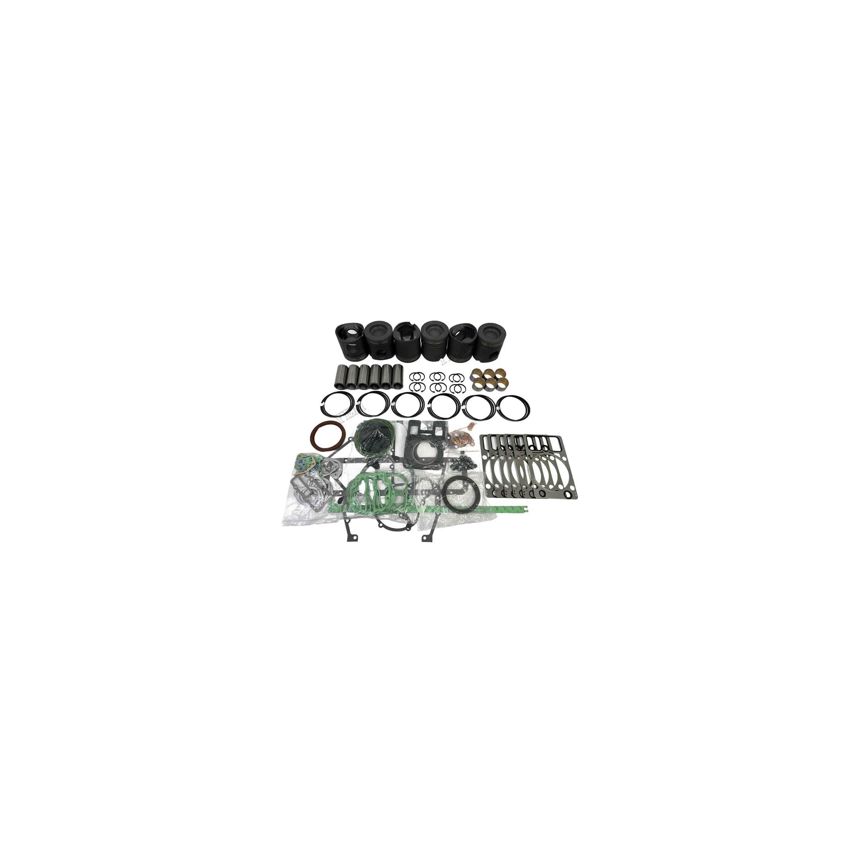Engine Overhaul Kit With Piston Rings Cylinder Gaskets Suitable for Deutz BF6M1015 Standard Size Engine Parts