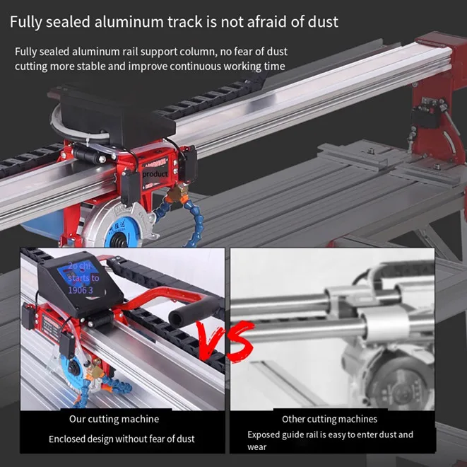 1200mm Electric Tile Table Cutter Desktop Tile Saw Cutter Multifunctional Ceramic Tile Cutting Machine