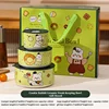 Biscuit Rabbit Fresh-keeping Bowl Set of Three(Gift Box Set)