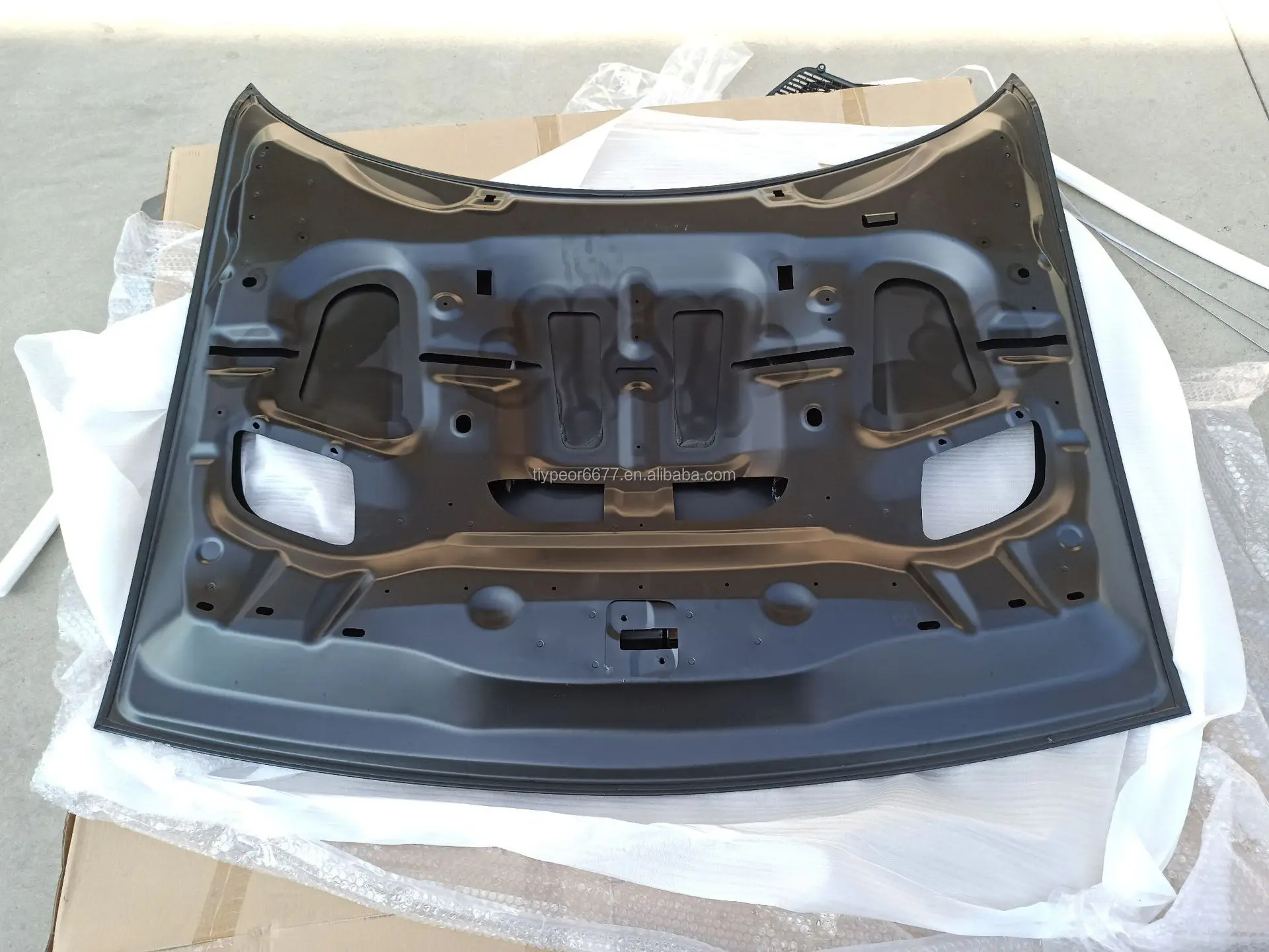 product tiypeor aluminum engine hoods for dodge challenger srt hellcat 2015   2021 racing engine hood cover new replacement bonnet-6