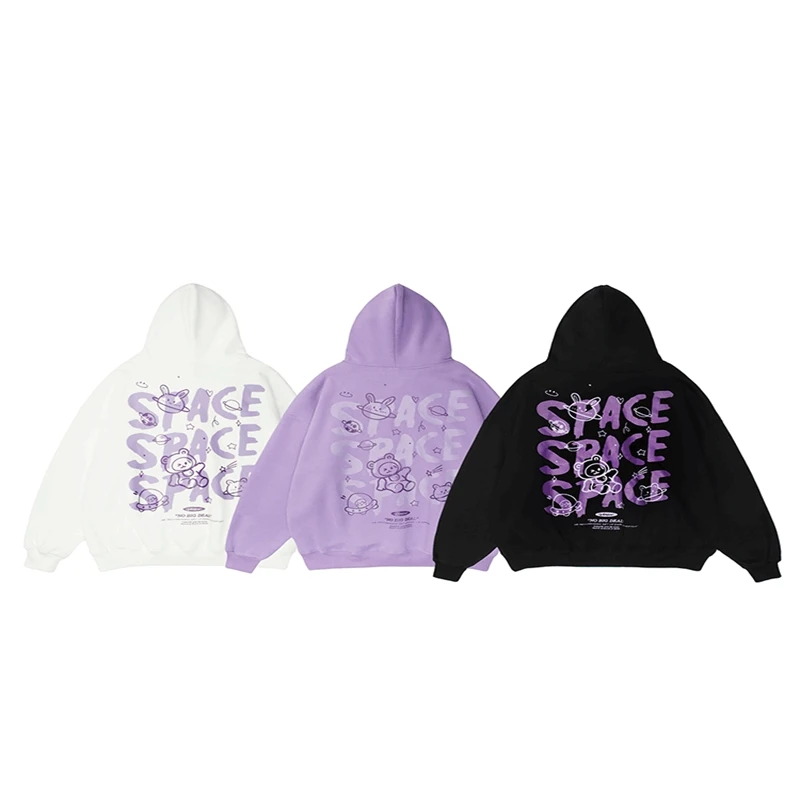 awake moletom com capuz purple