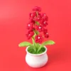 Red-Starry pot (White large pot)
