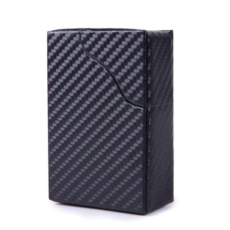 PU Leather Card Case Wallet with Metal Credit Card Holder