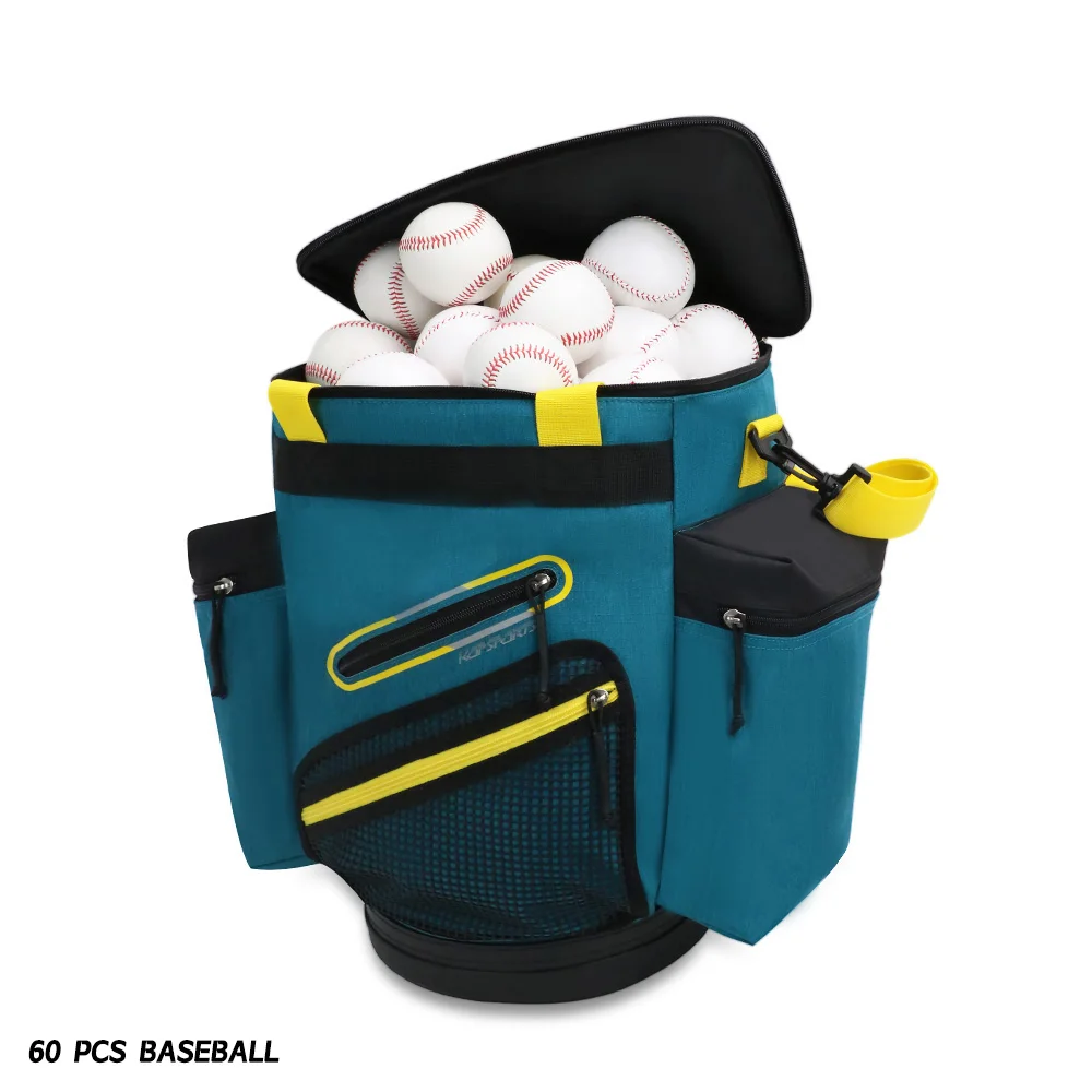 Kopbags Wholesale Custom Baseball Bucket Bag Fit in 60pcs Baseballs 36pcs Softballs