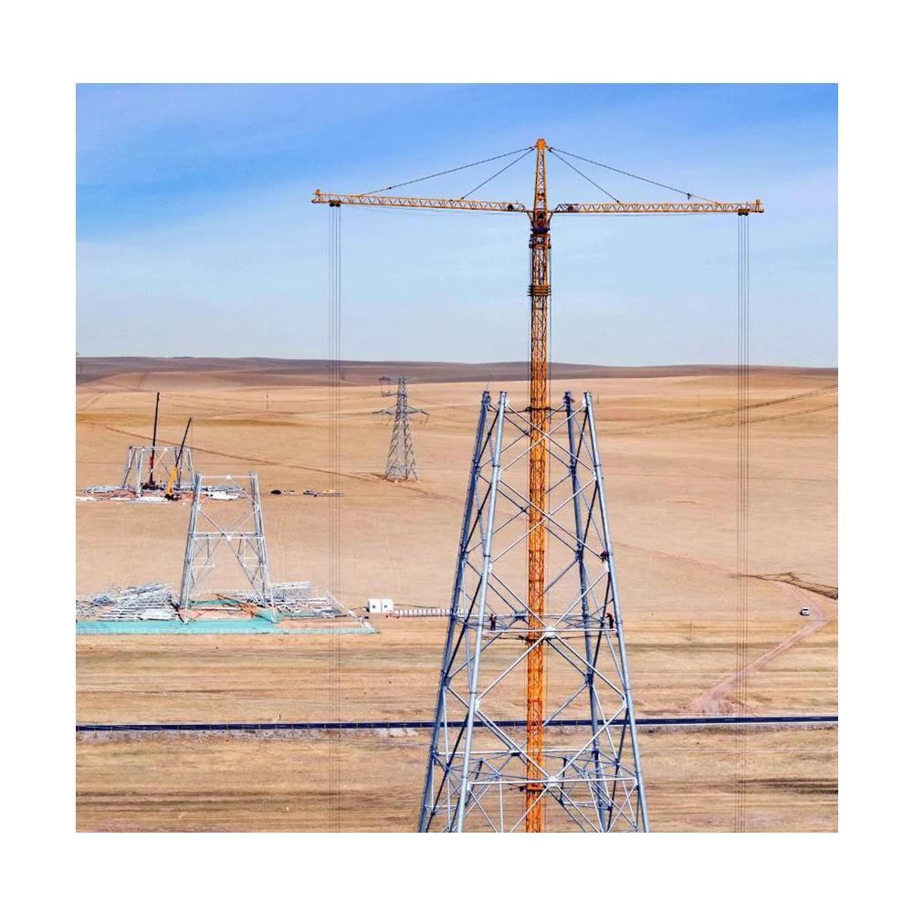 High Voltage Steel Power transmission Tower Tower Steel Tube Leg Self Support Transmission Line Tower 