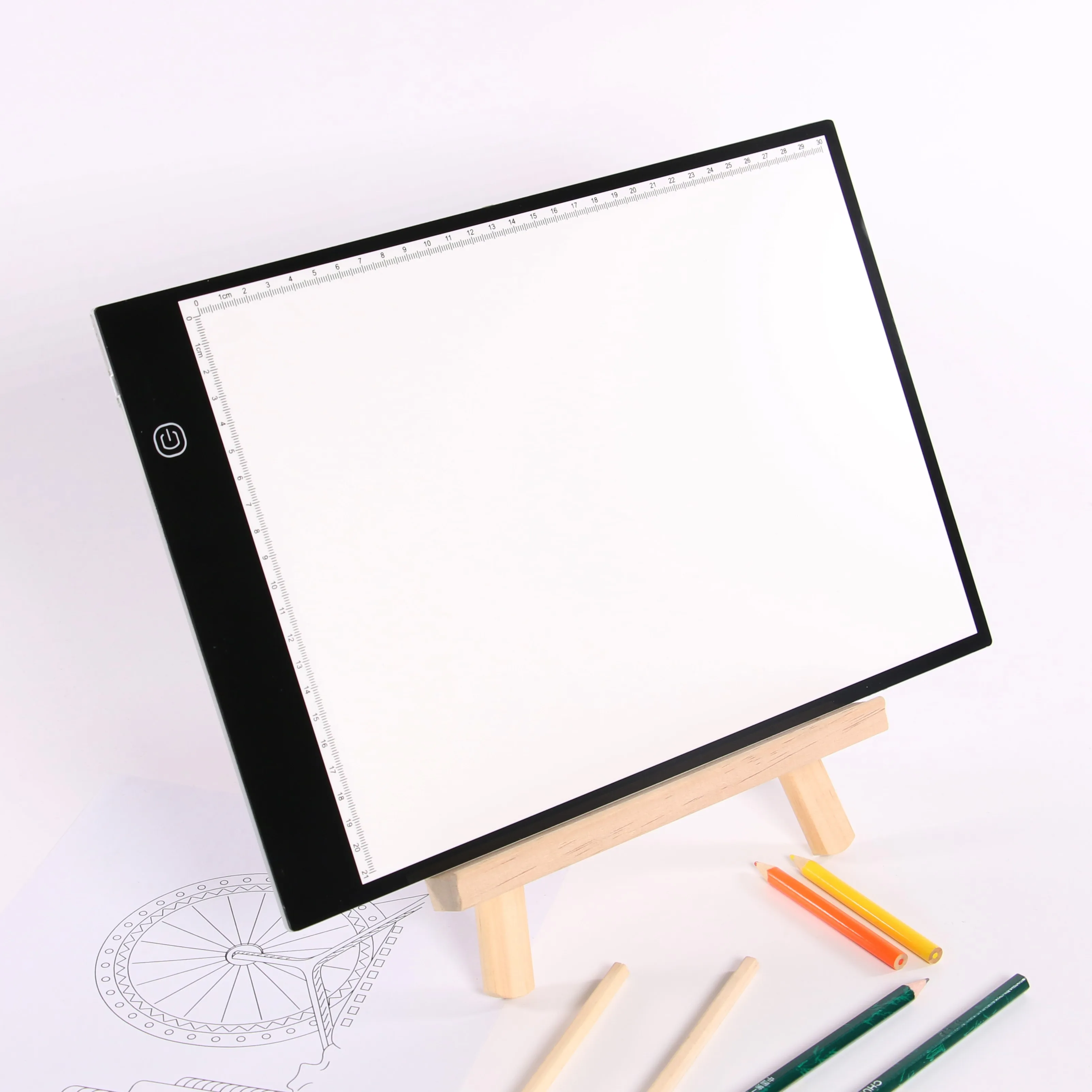 A3 Light Box Sketching Ultra-Thin Stepless Brightness Control with Memory Function USB Powered Tatoo Pad for Animation Magnetic LED Copy Board Drawing Tracing Light Pad Stencilling X-ray Viewing