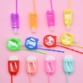 Silicone Hand Sanitizer Bottle Cap Hand Sanitizer Storage Travel Bathroom Products