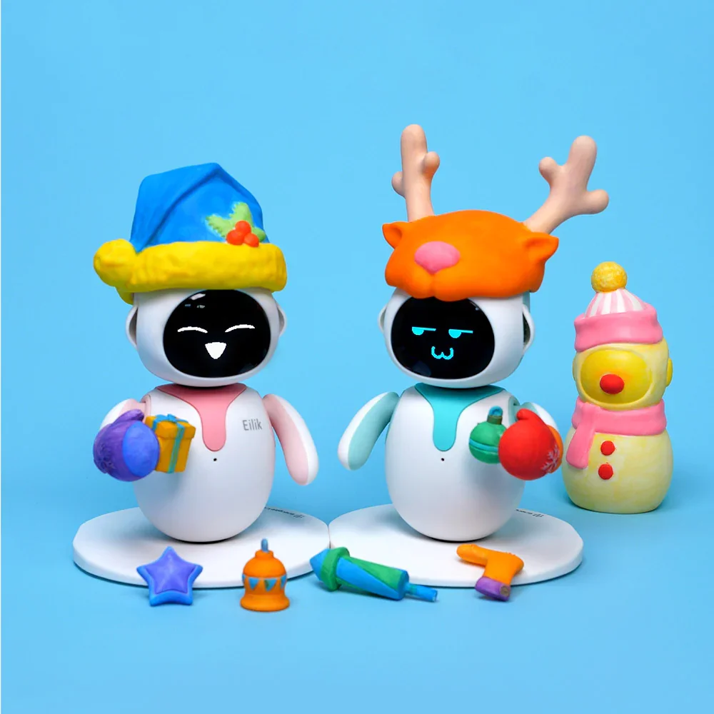 eilik robot un pequeño robot compañero con diversión interminable juguete  inteligente rosa eilik