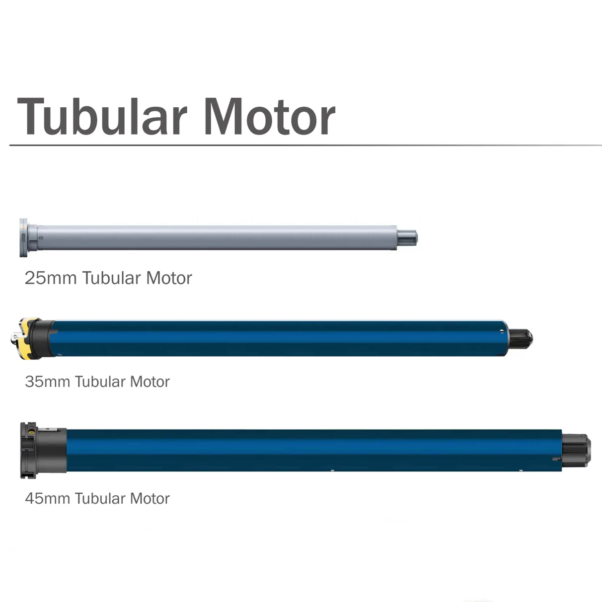 Tuya 25mm  Quiet Design Wifi Control Automatic System Electric Novo Smart Motorized Curtain Tubular Motor