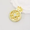 LIGHT GOLD-Big size-four leaf clover