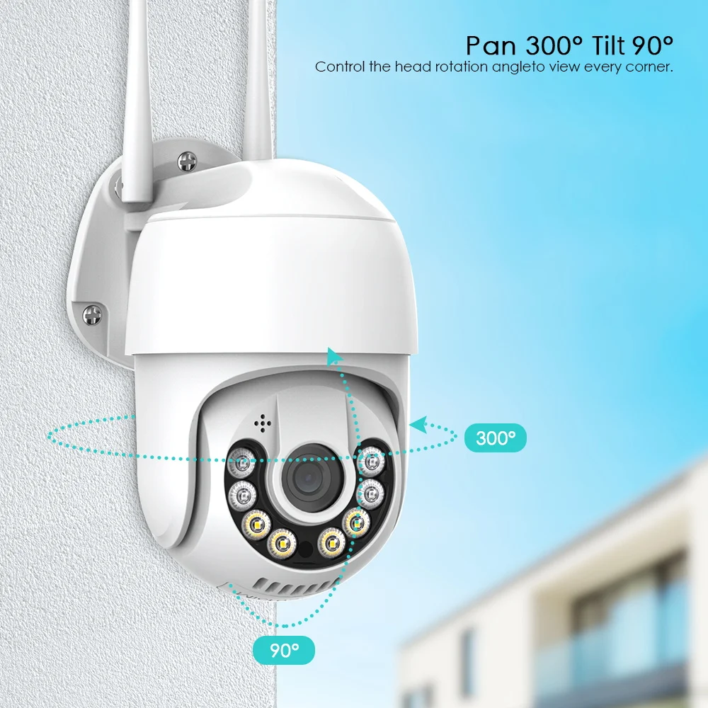 BESDER Wireless Security Camera Outdoor Wifi IP 2MP Night Vision Waterproof Smart Motion Tracking Mini Camera CCTV