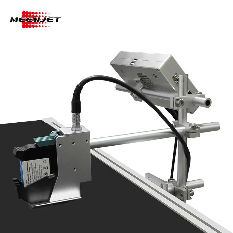 Meenjet Marking Coding Machine Mfg and Exp Date Batch Number Inkjet Printer for HDPE Pipe Carton Box Plastic Bottle Bag Metal