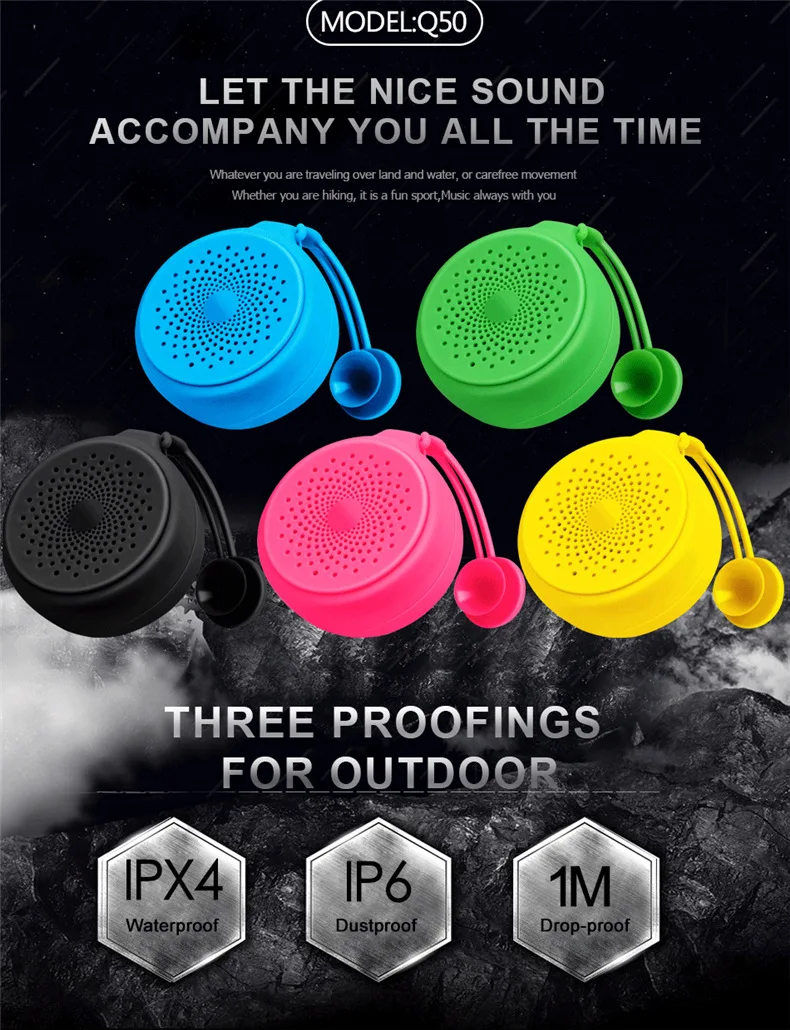 Good Quality Portable And Wireless IPX4 Waterproof Speakers Bluetooth - ANKUX.COM