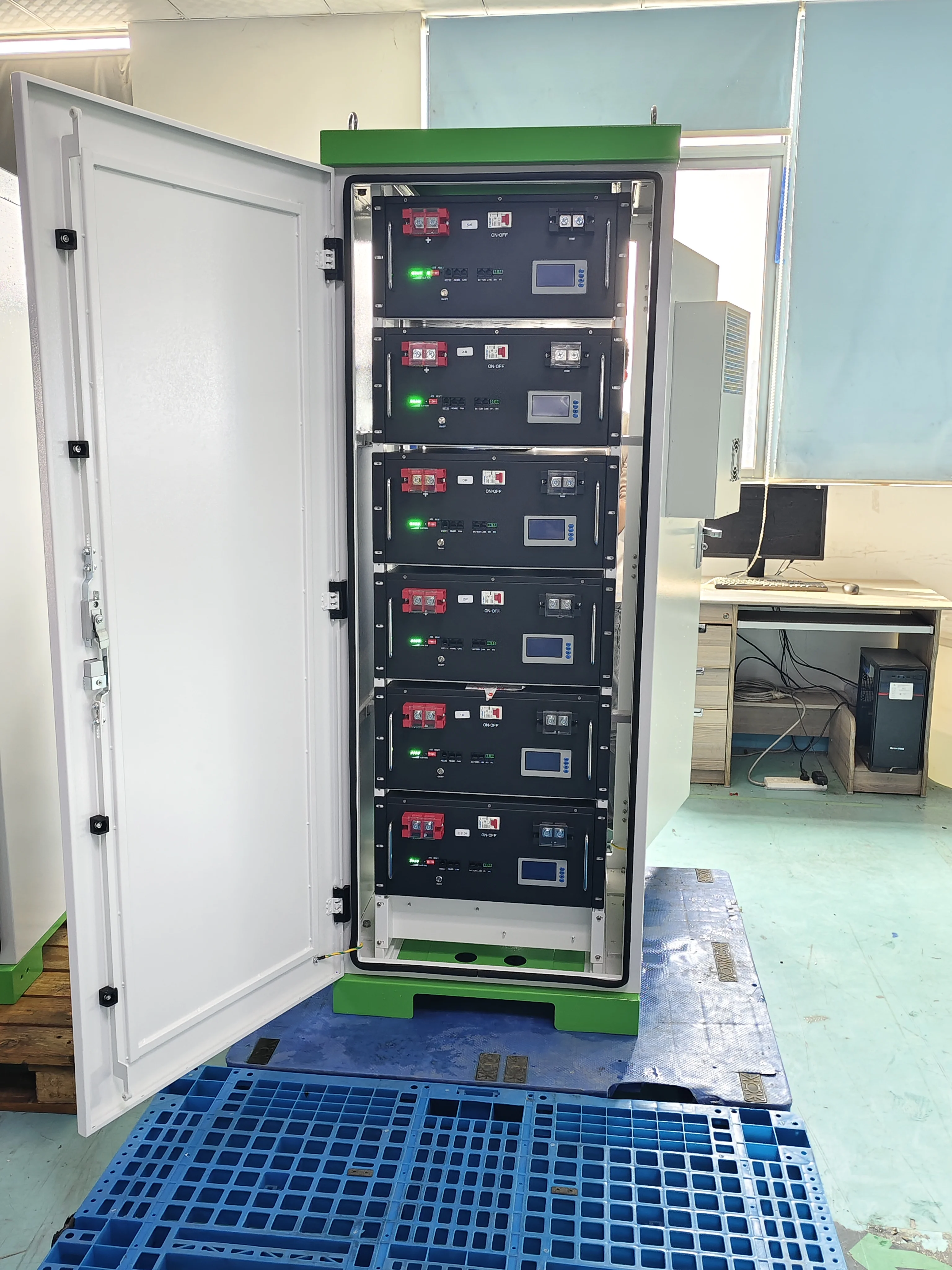 Lifepo4 Lithium Battery Rack Mounted 48v 200ah 10kwh Home Power Storage ...