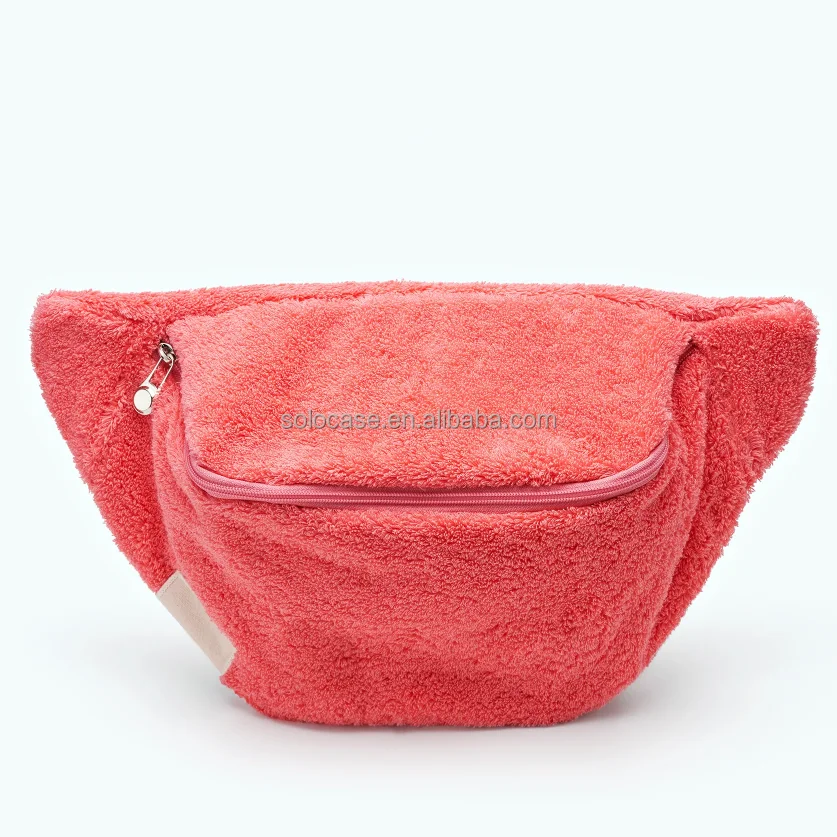 Zippered Corduroy Fanny Pack