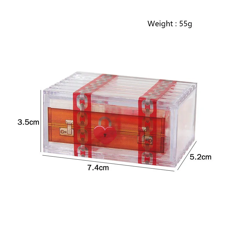 Close up Magic Intelligence Magic Drawer Secret Box IQ Brain Teaser Puzzle Crystal Boxes for Kids