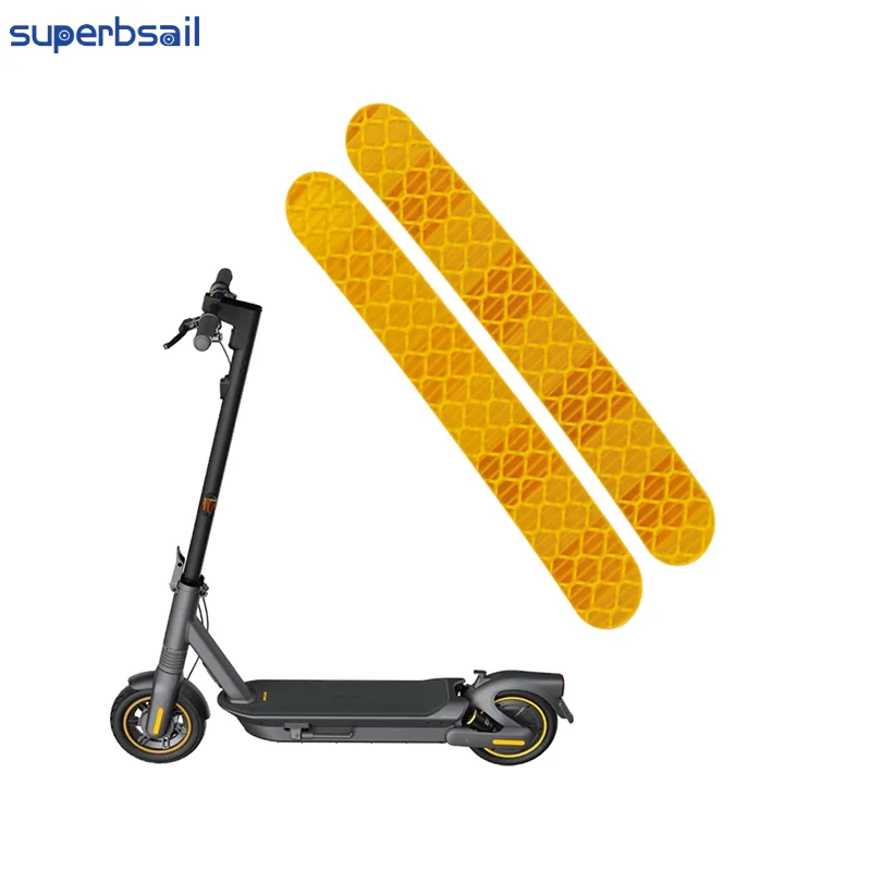 Superbsail Original Front Rear Wheel Cover Reflective Sticker for Ninebot Max G2 Electric Scooter Warning Reflective Sticker