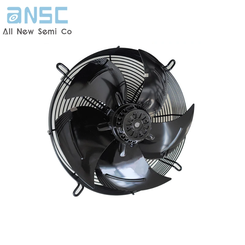 Original Axial fan S4E350-AP06-43 AC230V Condenser cooling equipment with junction box Cooling fan of cold storage