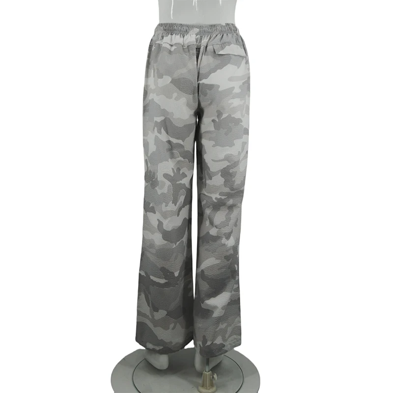 Women's Harem Pants Mid-Waisted Drawstring Loose Fit Breathable Tapered and Straight Leg Trousers for Spring