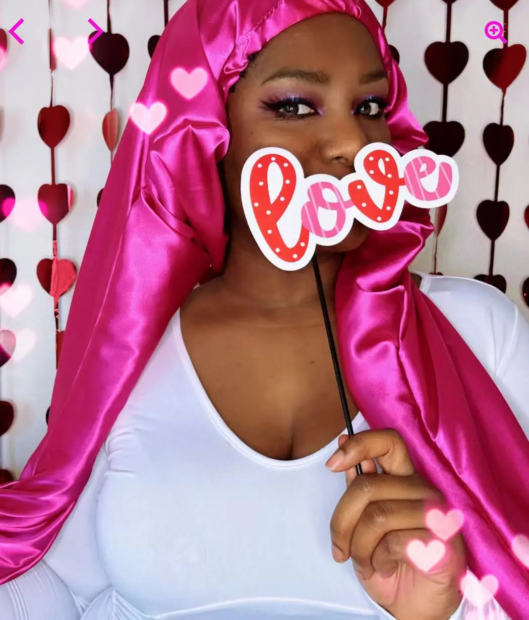 Large Long Braid Bonnet Satin Long Bonnet with Stretch Ties for Braids  Sleeping Night Cap