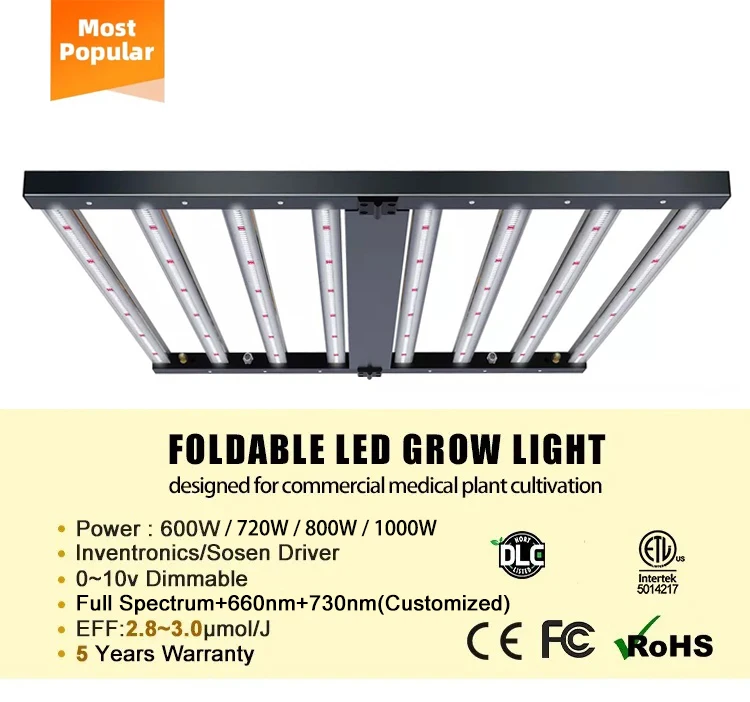 Full Spectrum 720w LED Grow Light - Efficient Plant Growth