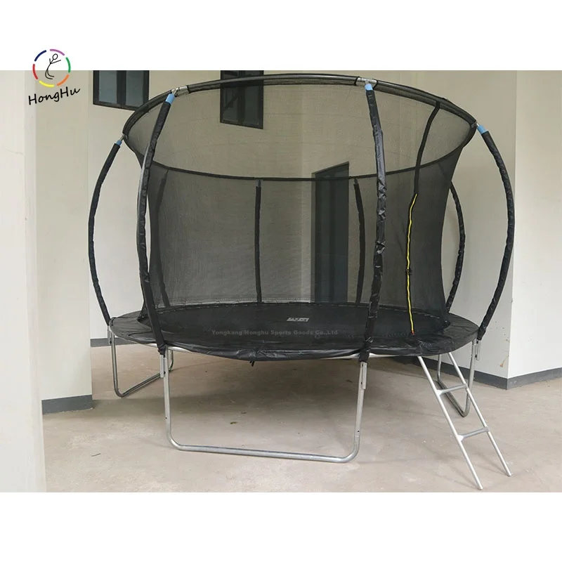 Конкурентоспособная цена на заказ гимнастический батут с тыквой для подростков фитнеса детского сада большого размера 8 футов