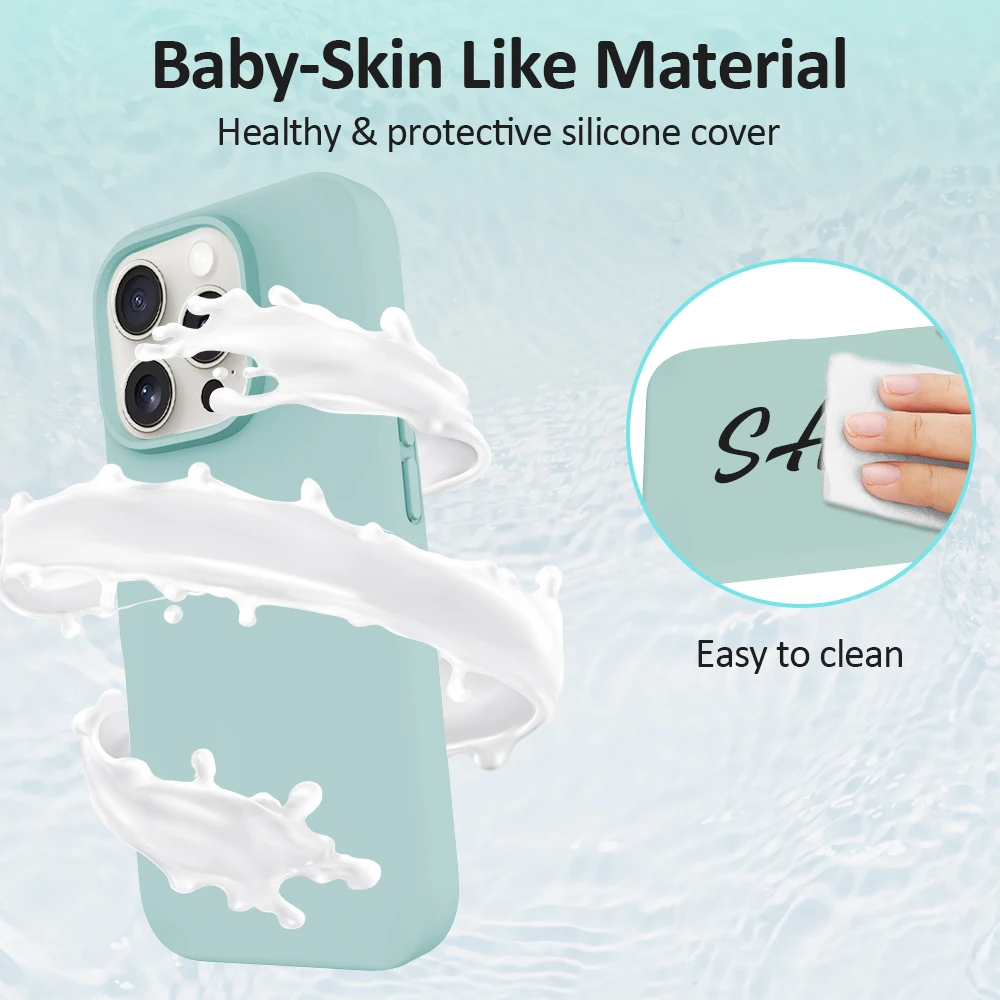 China Factory Directly Offer Liquid Silicon Phone Cover . Silicon case for iPhone  Xiaomi and Huawei Device