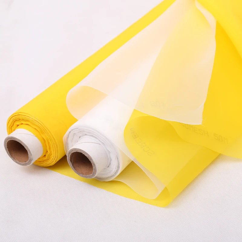 Polyester Silk Screen Printing Mesh Bolting Cloth 32T 36T 39T 43T 47T 54T 59T 64T 72T 77T 80T 90T 100T 120T