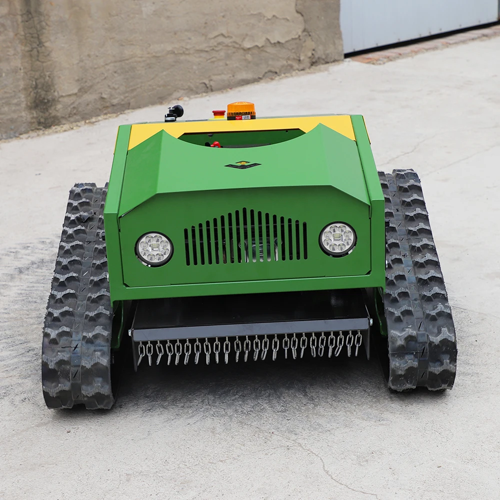 Multi Functional Gasoline Automatic Remote Control Slop Lawn Mower Robot Weeding Machine