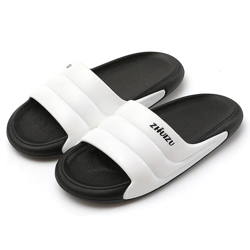 Mizuno Relax Slide, Black/White, size EU 47/310mm - Slippers