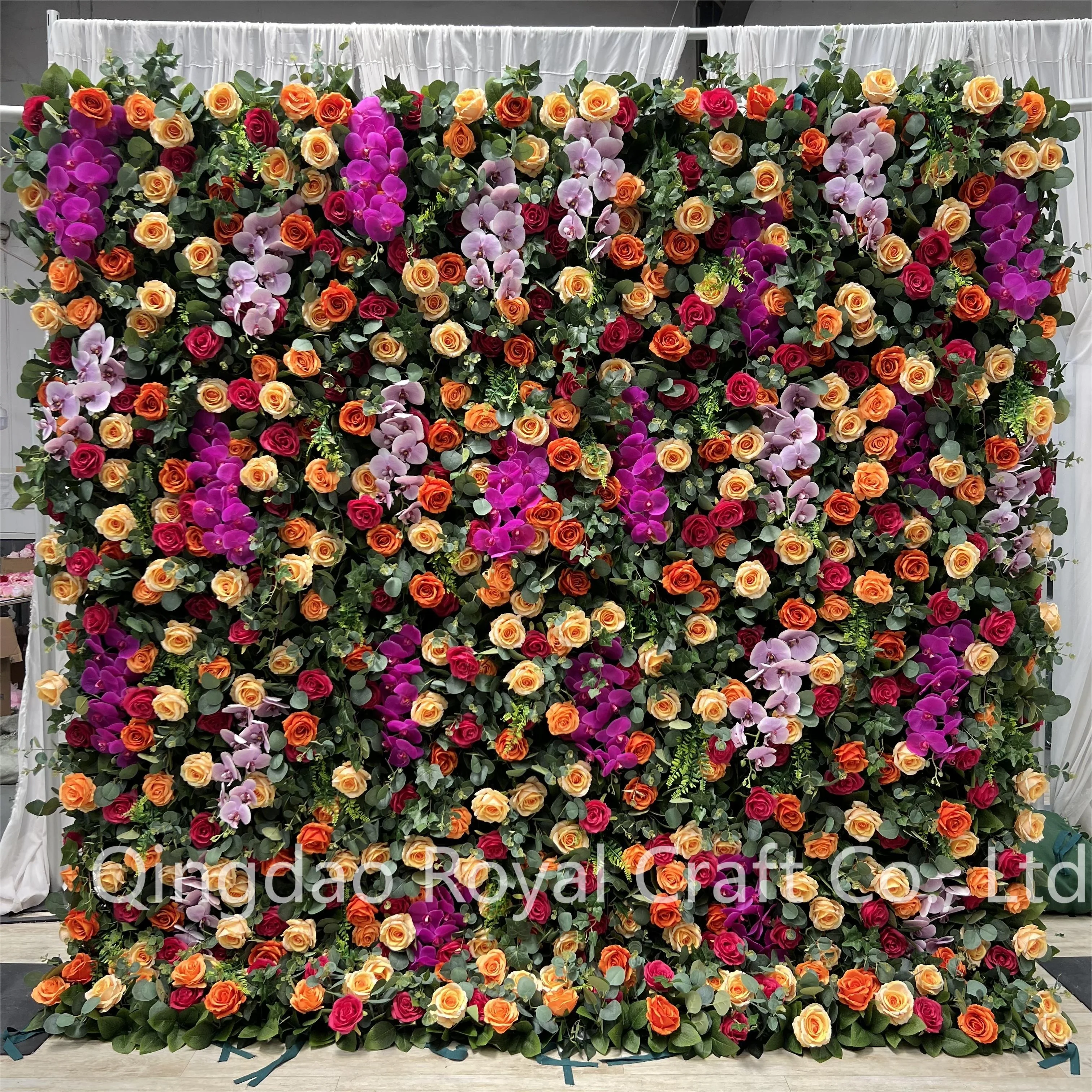 Beliebte Grohandel benutzer definierte 5D Blumen Wand Party Dekoration  Stoff Stoff hngen knstliche Blumen wand fr Hochzeits dekoration|  Alibaba.com