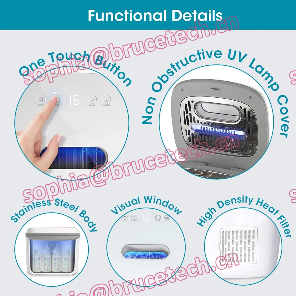 Стерилизатор УФ для детской бутылочки, дезинфекционная сушилка для сотового телефона, УФ стерилизатор