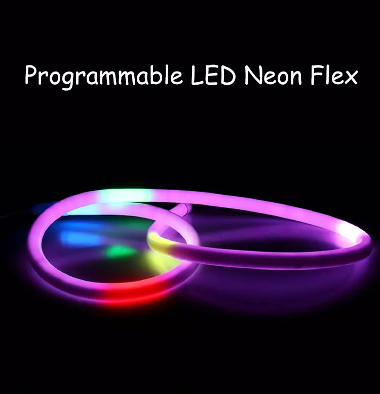 360 degree rgb pixel led neon flex