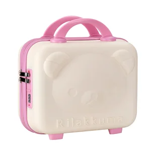 Personalized Cute Children's Trolley Luggage Bag Fashionable Suitcase with Ravel Design Cosmetic Case for Kids