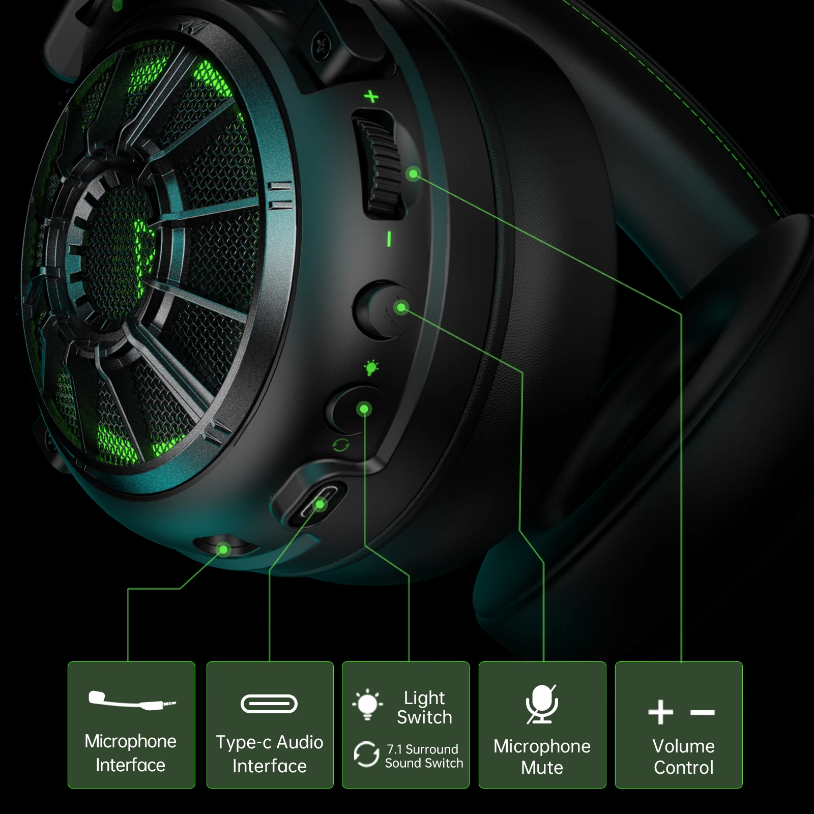 EKSA E5000 PRO Star Engine ENC Gaming Headset Sound