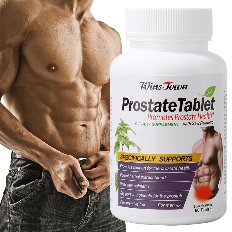 High Quantity Healthcare Supplement Potent Herbal Extract Blend Promotes Prostate Health Tablet 