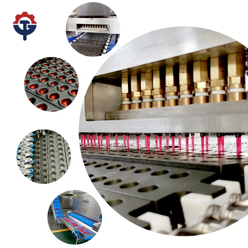 Deposit Gummy Bear Machine Small Gummy Candy Machine Gummy Candy Making Machine and Production Line