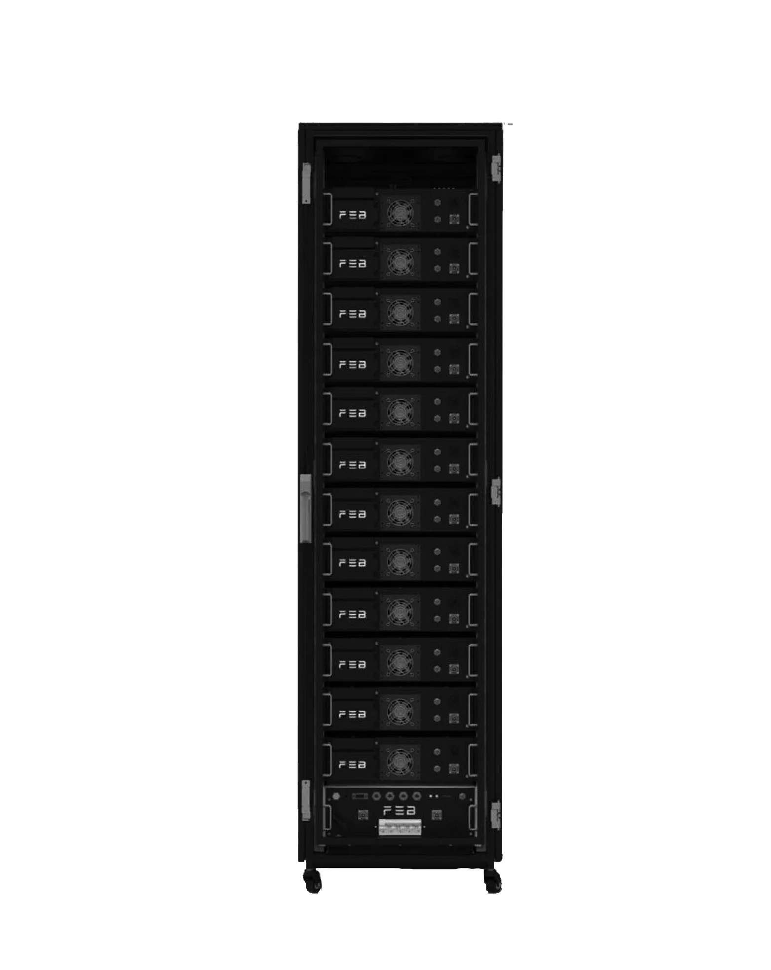 FEB High Voltage Rack Energy Storage System Battery Solar Energy Storage Cabinet Battery Packs BMS Lithium Battery 48V 5kwh IP20