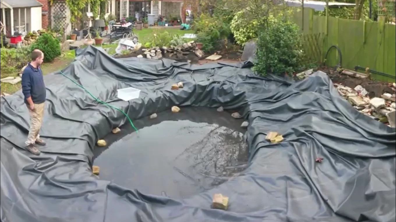 Black Geomembrane Pond Liner 1.5mm 2.0mm Price 4m 6m Geomembranes Hdpe Geomembrane Plastic