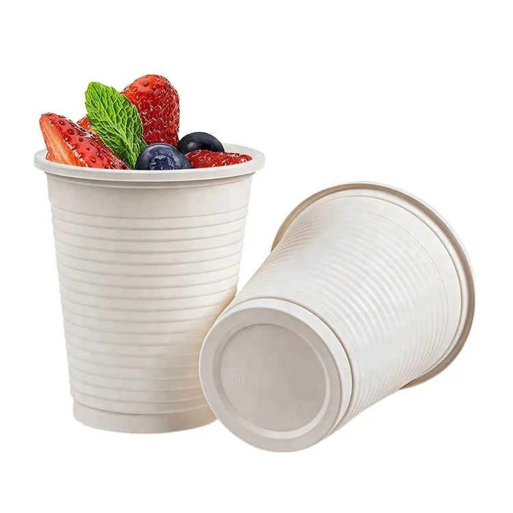 175ml Competitive Price Disposable Eco Friendly Biodegradable Cornstarch Cup for Dinner Party
