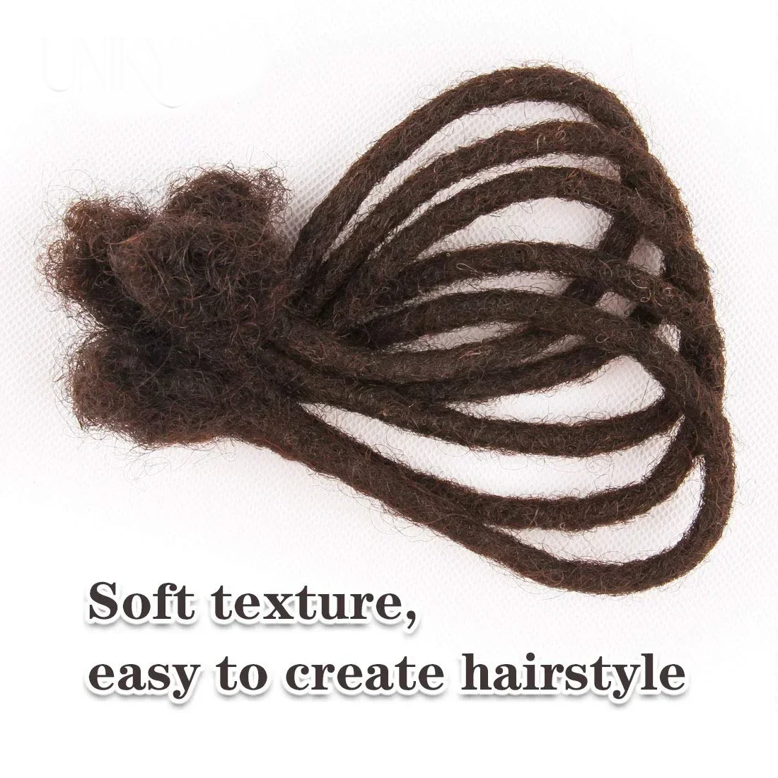 Extension dreadlocks capelli umani marroni afro kinky curly_voghion.com