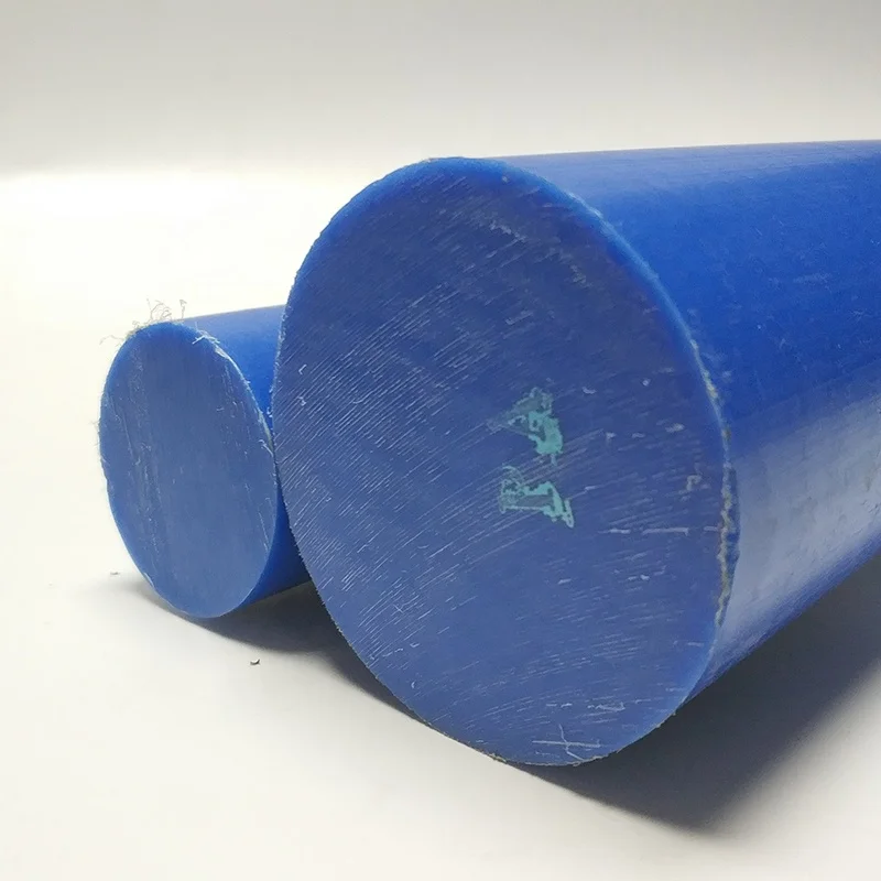 manufacturer Extruded blue white NYLON/PA rod for engineering material