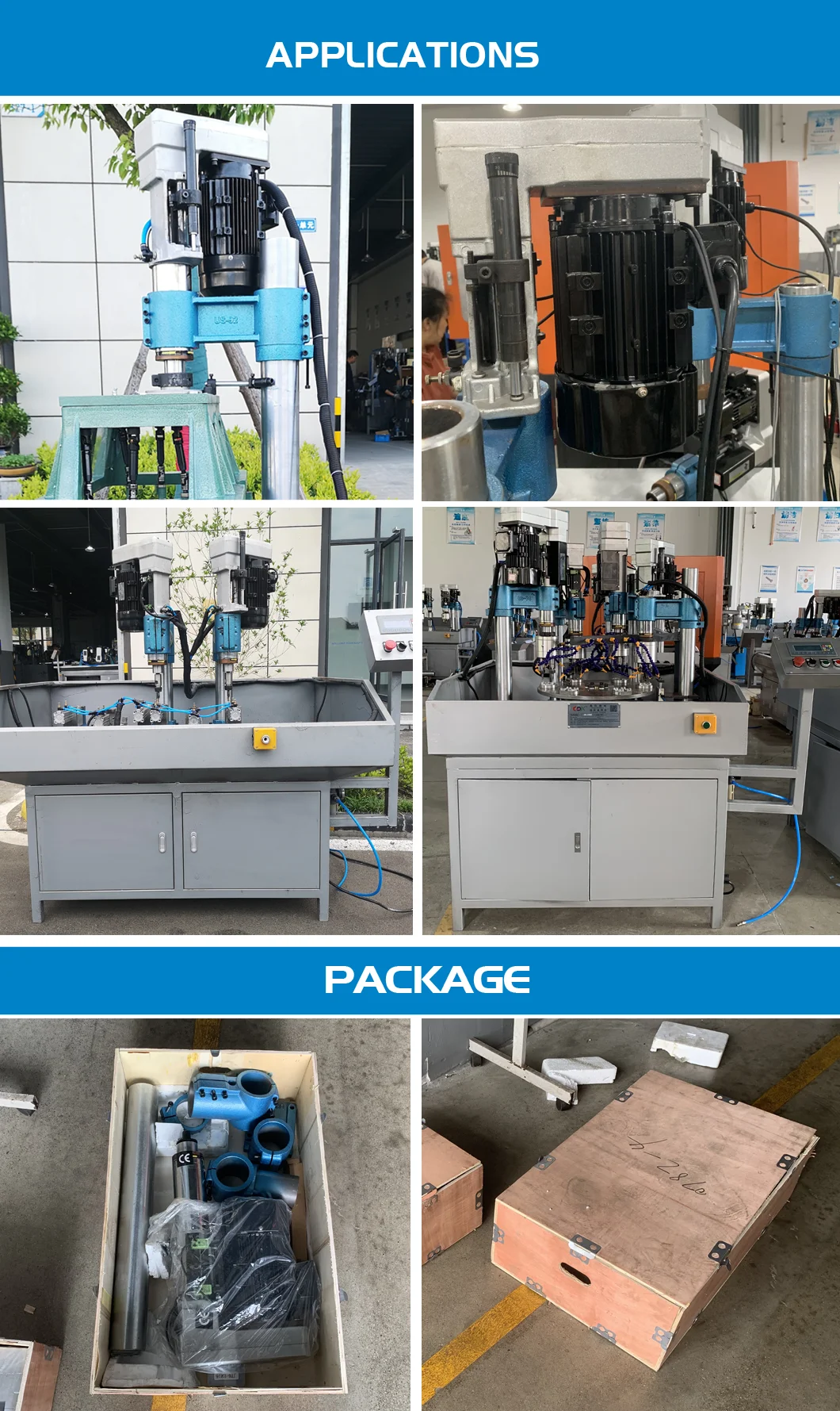 Factory Direct Sale Vertical Automatic Drill Unit with Electric Control ...