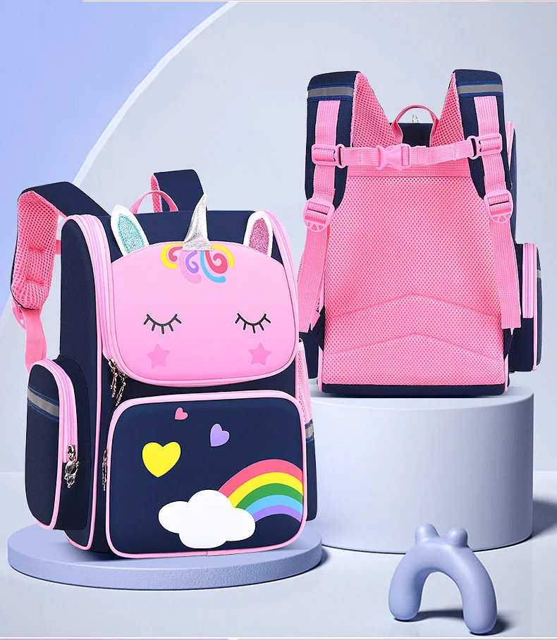 Cute Girls School Bags Children Primary School Backpack Satchel Kids Book Bag Princess Schoolbag