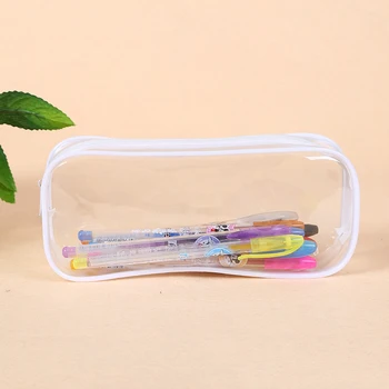 big capacity clear pencil case transparent