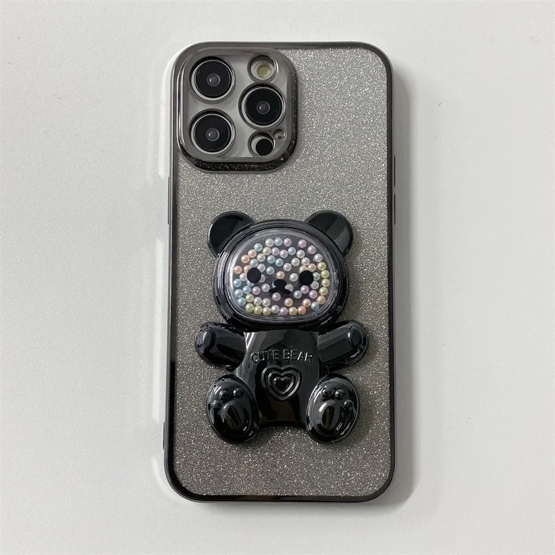 Cover per iPhone 15 Plus flessibile opaca fotocamera protetta - viola - Italiano