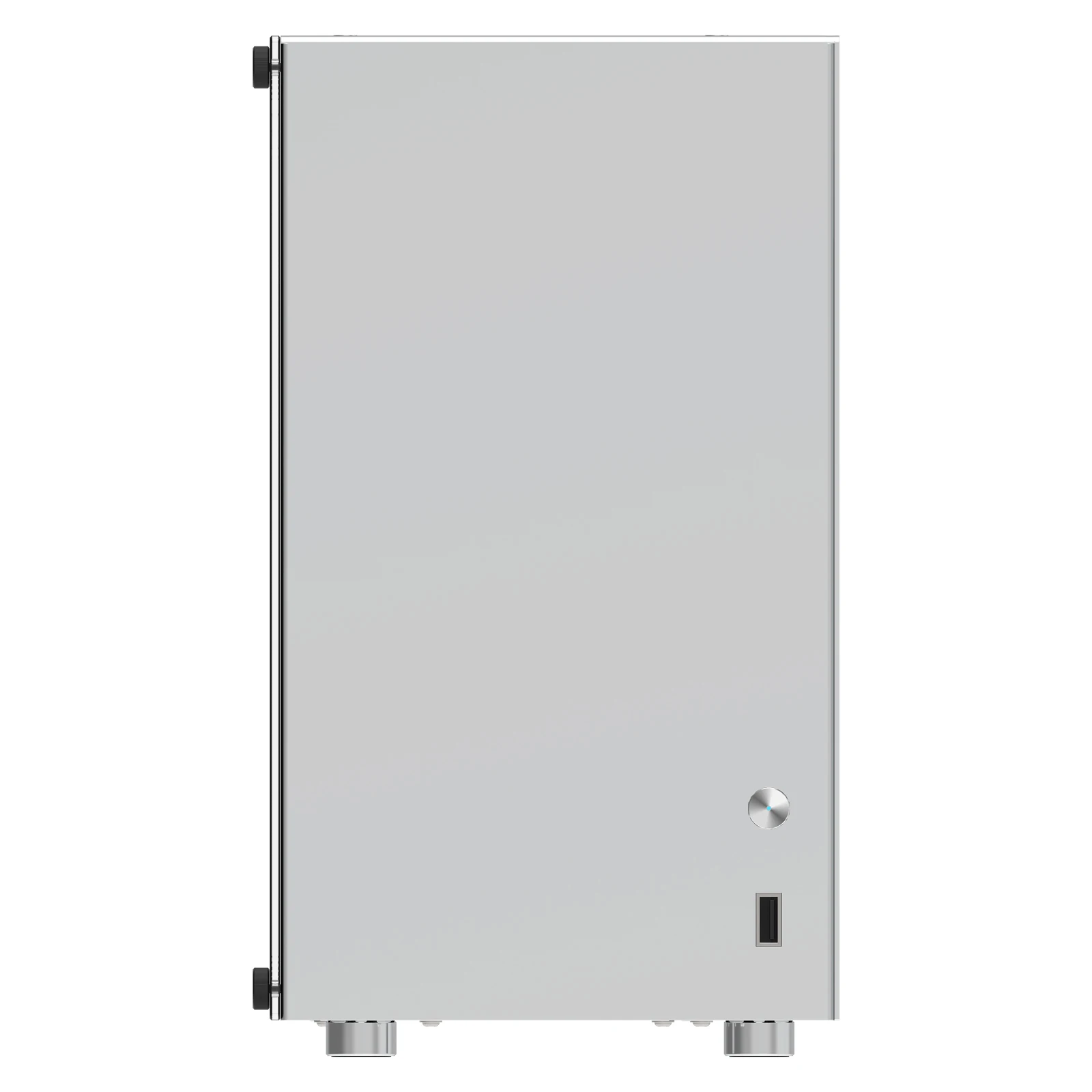 Aluminum Micro ATX Case MATX Case ZZAW C2P Desktop Chassis Computer Gaming PC case with DIY Installation